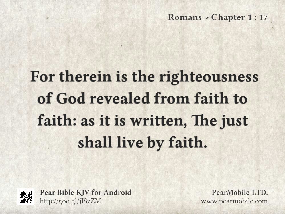 Romans, Chapter 1:17